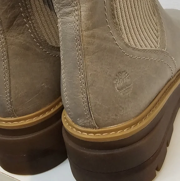 Timberland Cervinia Valley Chelsea Boots Women's 9 Leather Wedge Boots - Picture 6 of 16